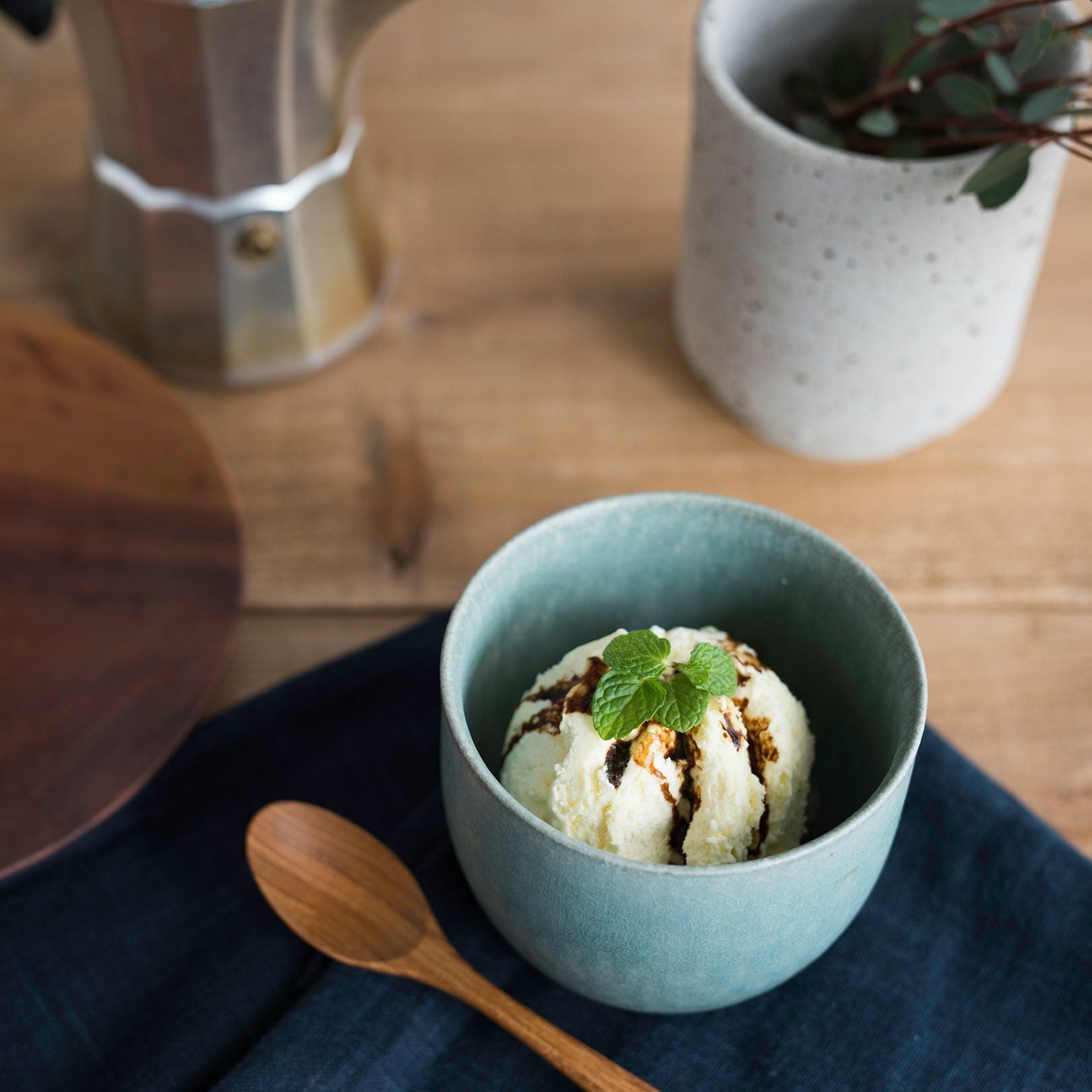 カフェオレボウル（淡青磁） | 明山 オンラインショップ