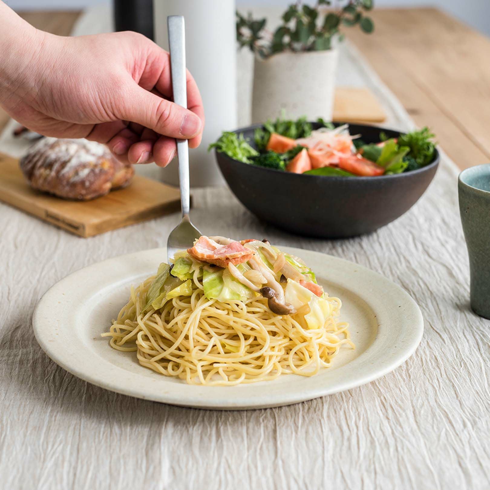 リムプレートL（生成り） | 明山 オンラインショップ