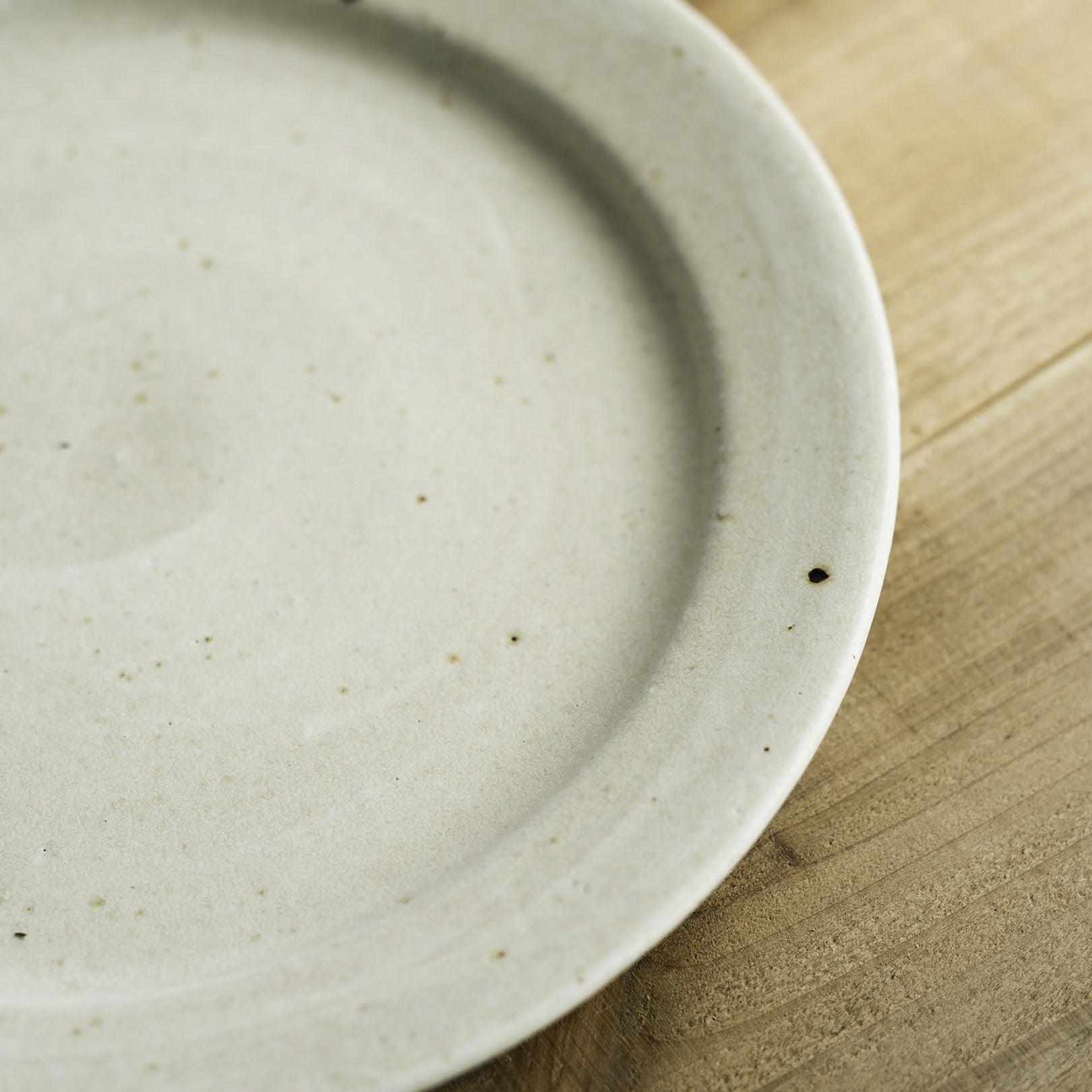 リムプレートM（生成り） | 明山 オンラインショップ