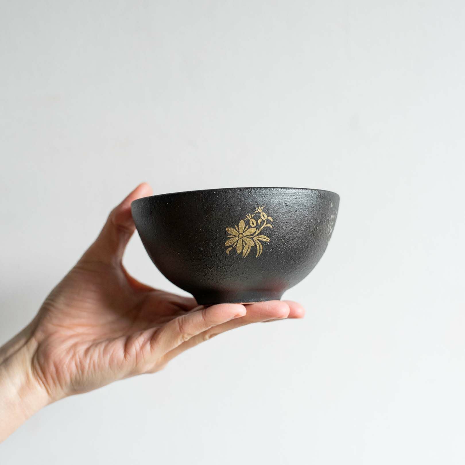 花個紋お茶碗（シングル） | 明山 オンラインショップ