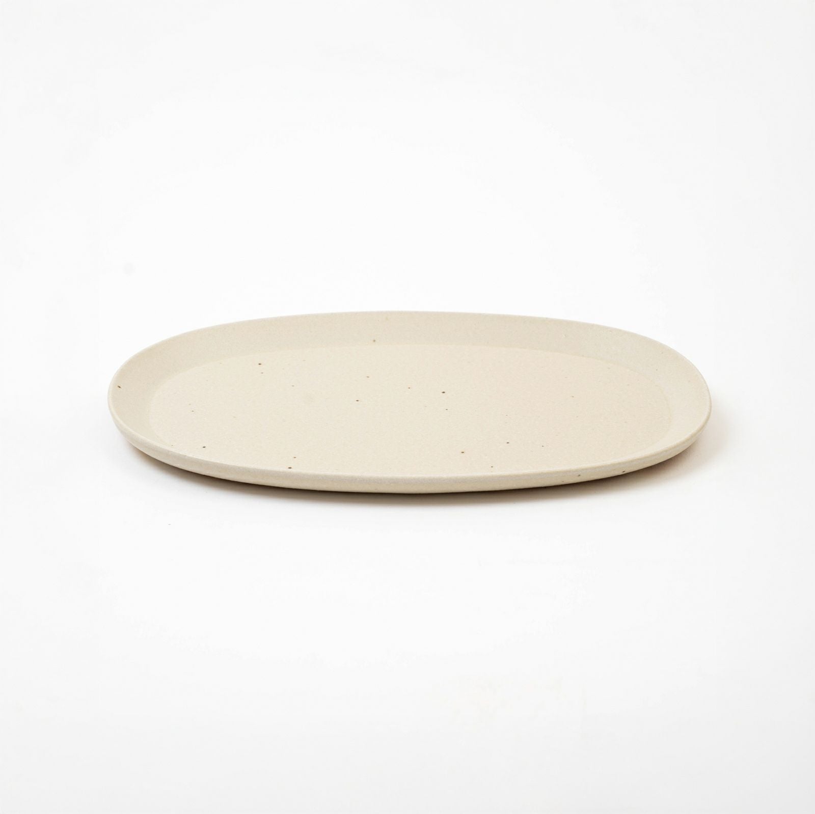 オーバル皿（生成り） | 明山 オンラインショップ