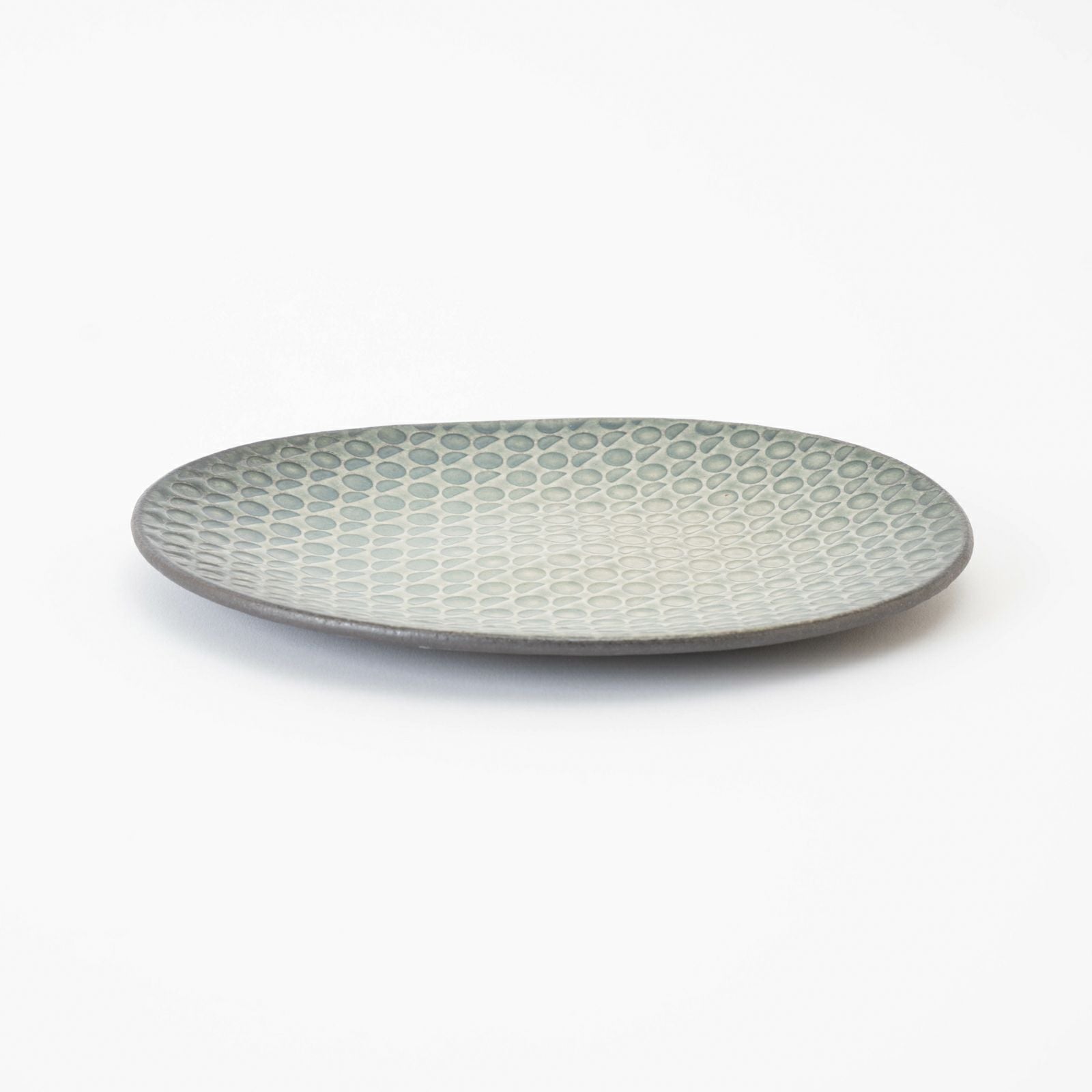 平皿 大（青緑) | 明山 オンラインショップ