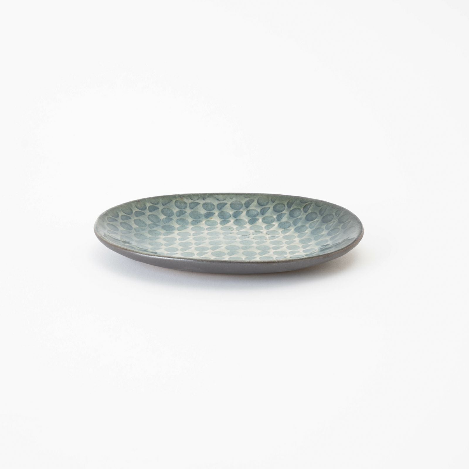 平皿 大（青緑) | 明山 オンラインショップ