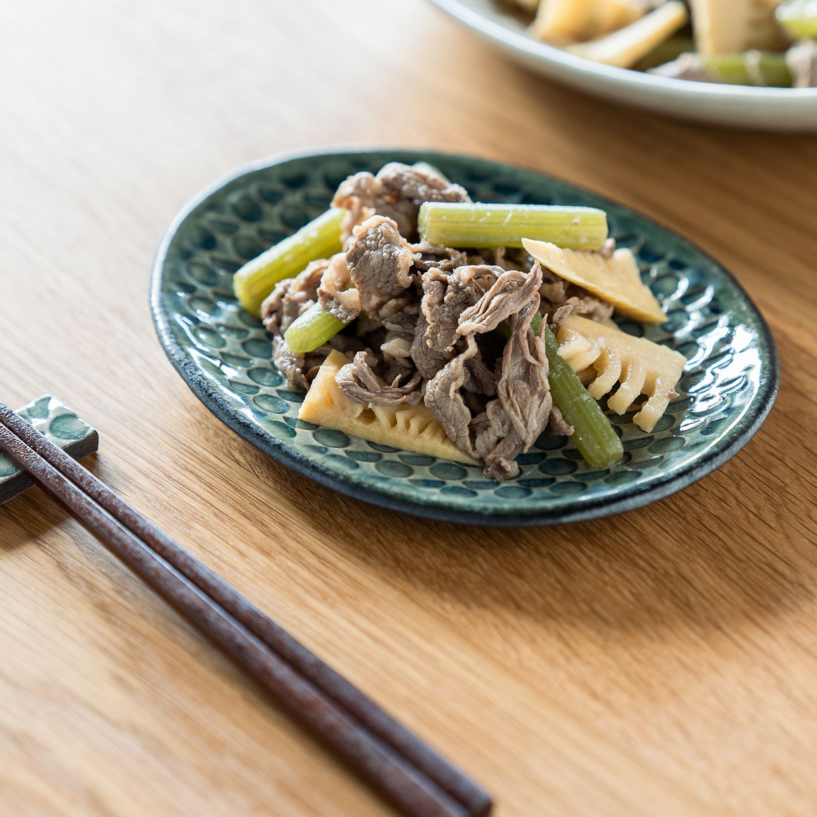 平皿 小（青緑) | 明山 オンラインショップ