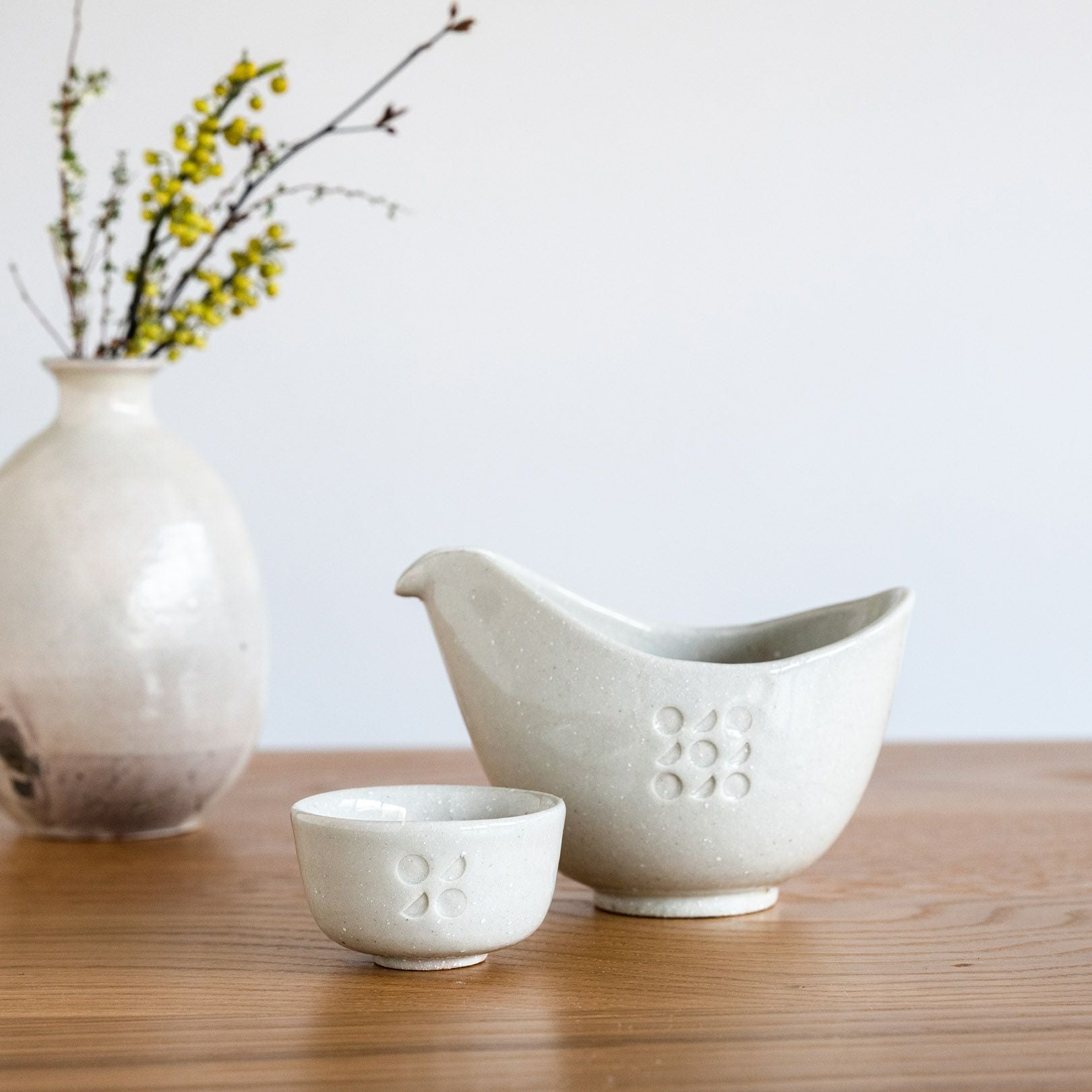 お猪口（月白) | 明山 オンラインショップ