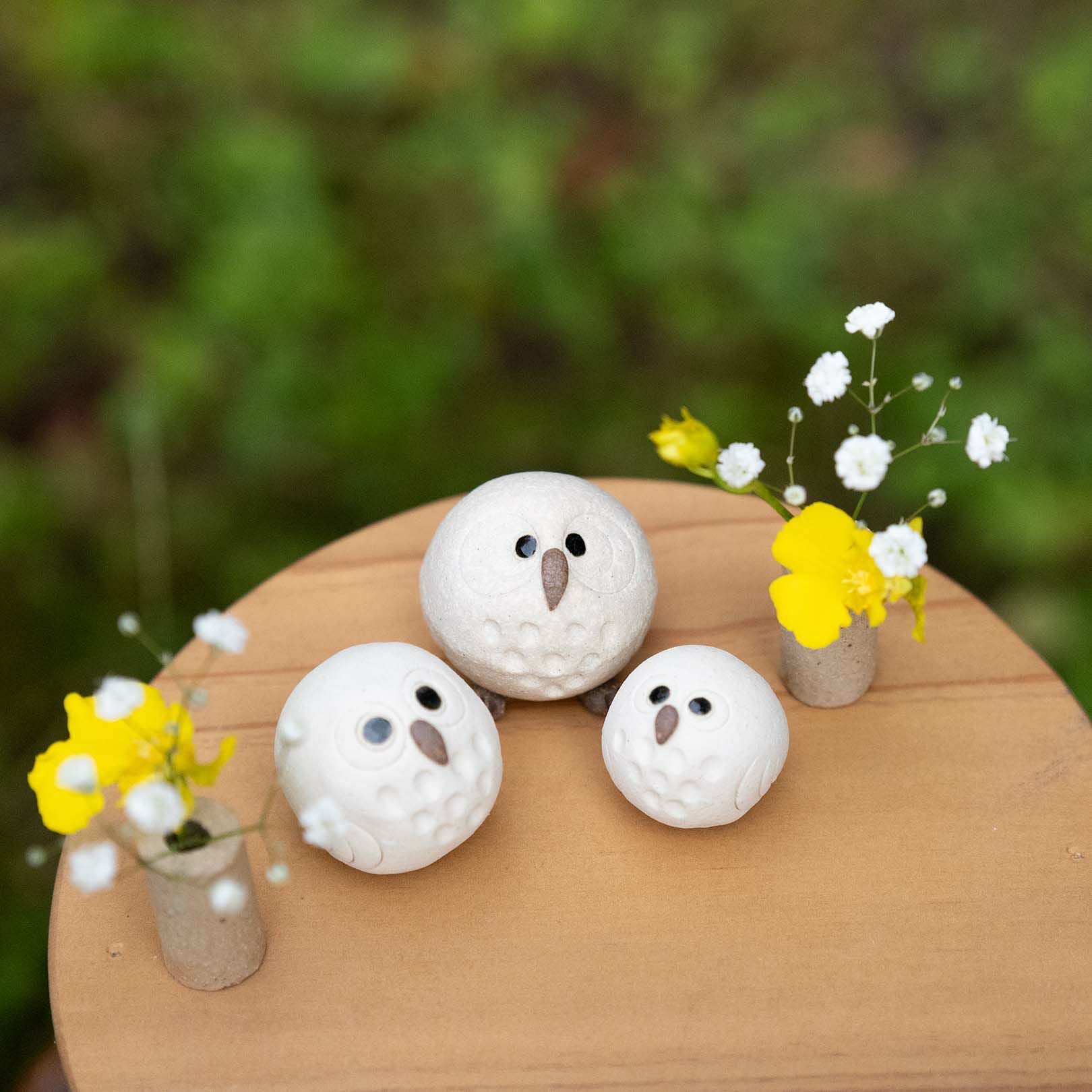 しろちびふくろうM | 明山 オンラインショップ