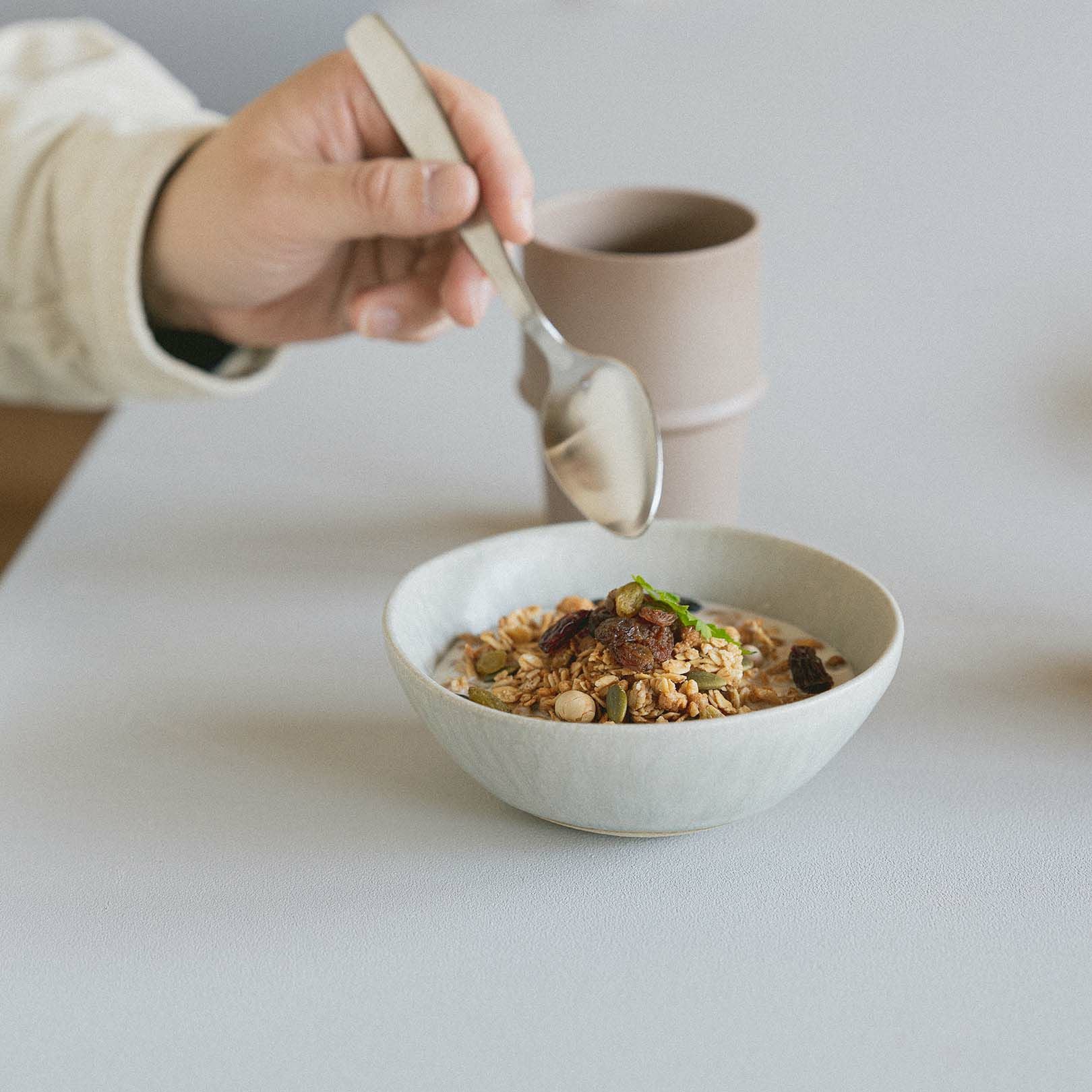 シリアルボウル14cm ブルーホワイト | 明山 オンラインショップ