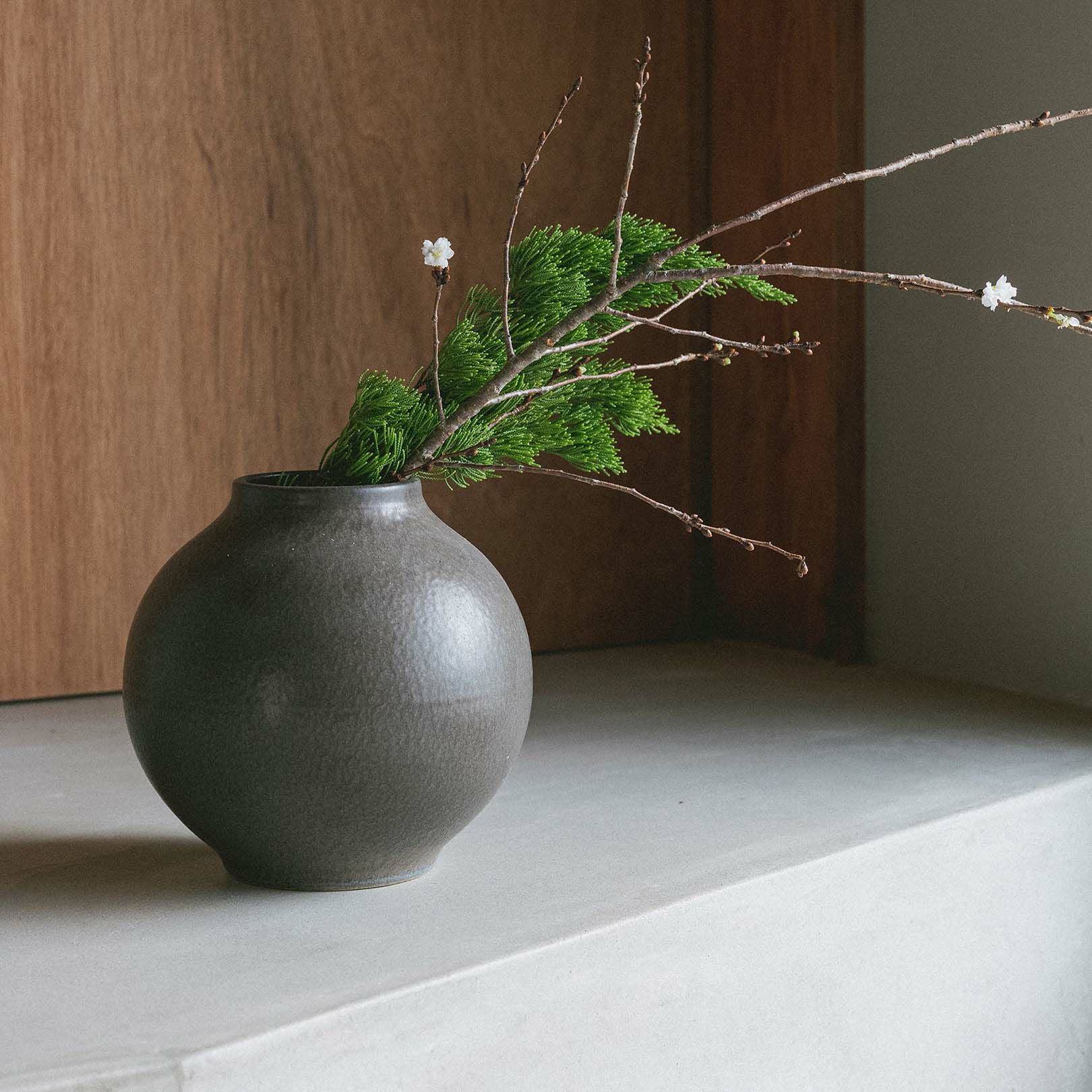 TONE VASE（L） ブルーホワイト | 明山 オンラインショップ