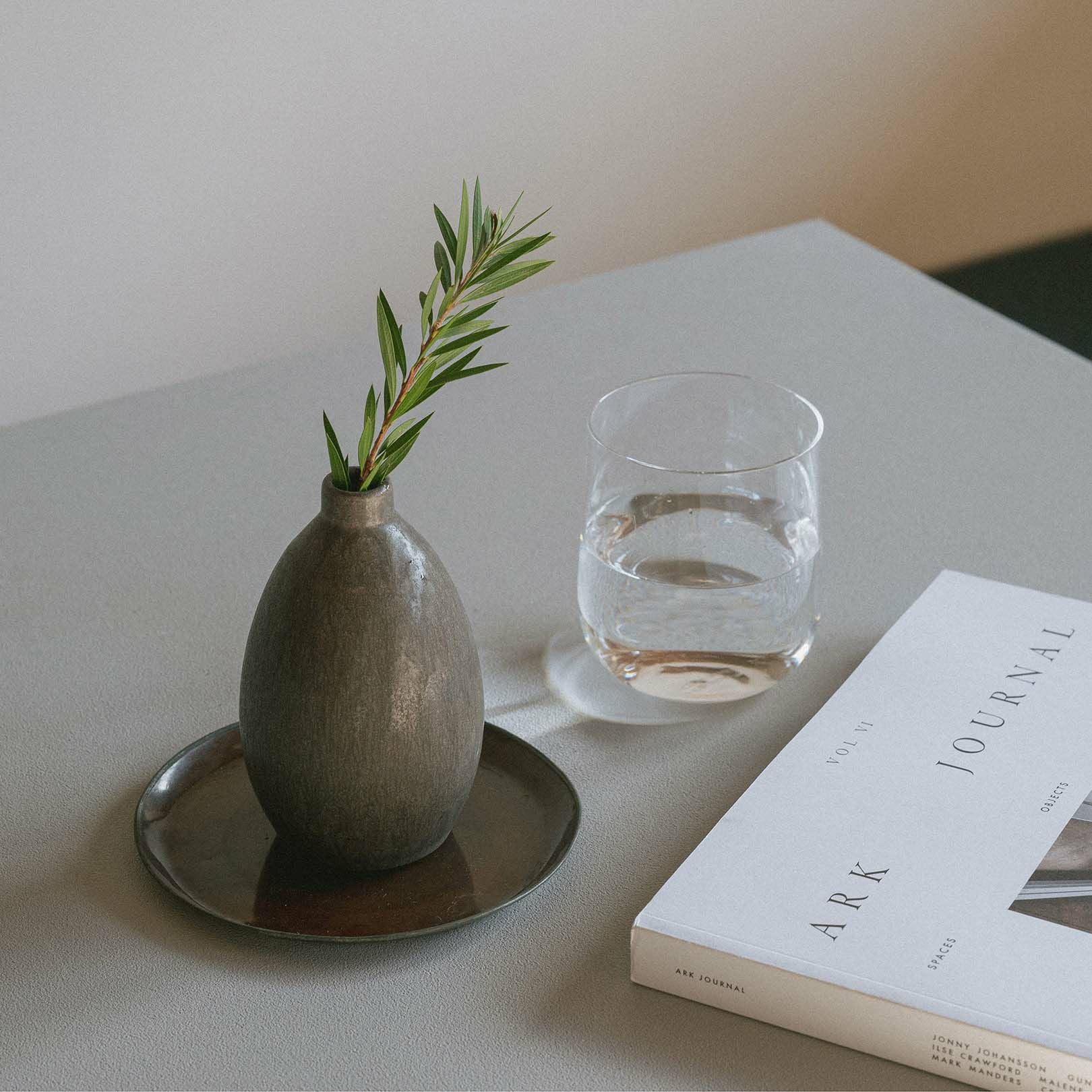 TONE VASE（SS） ダークグレー | 明山 オンラインショップ