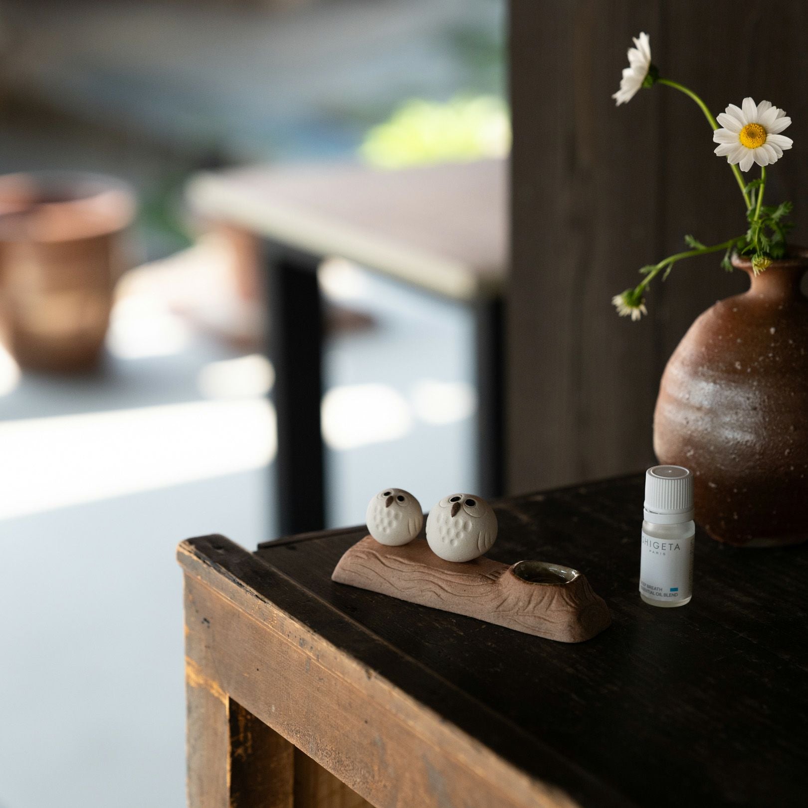 枝乗り仲良しふくろうアロマ | 明山 オンラインショップ