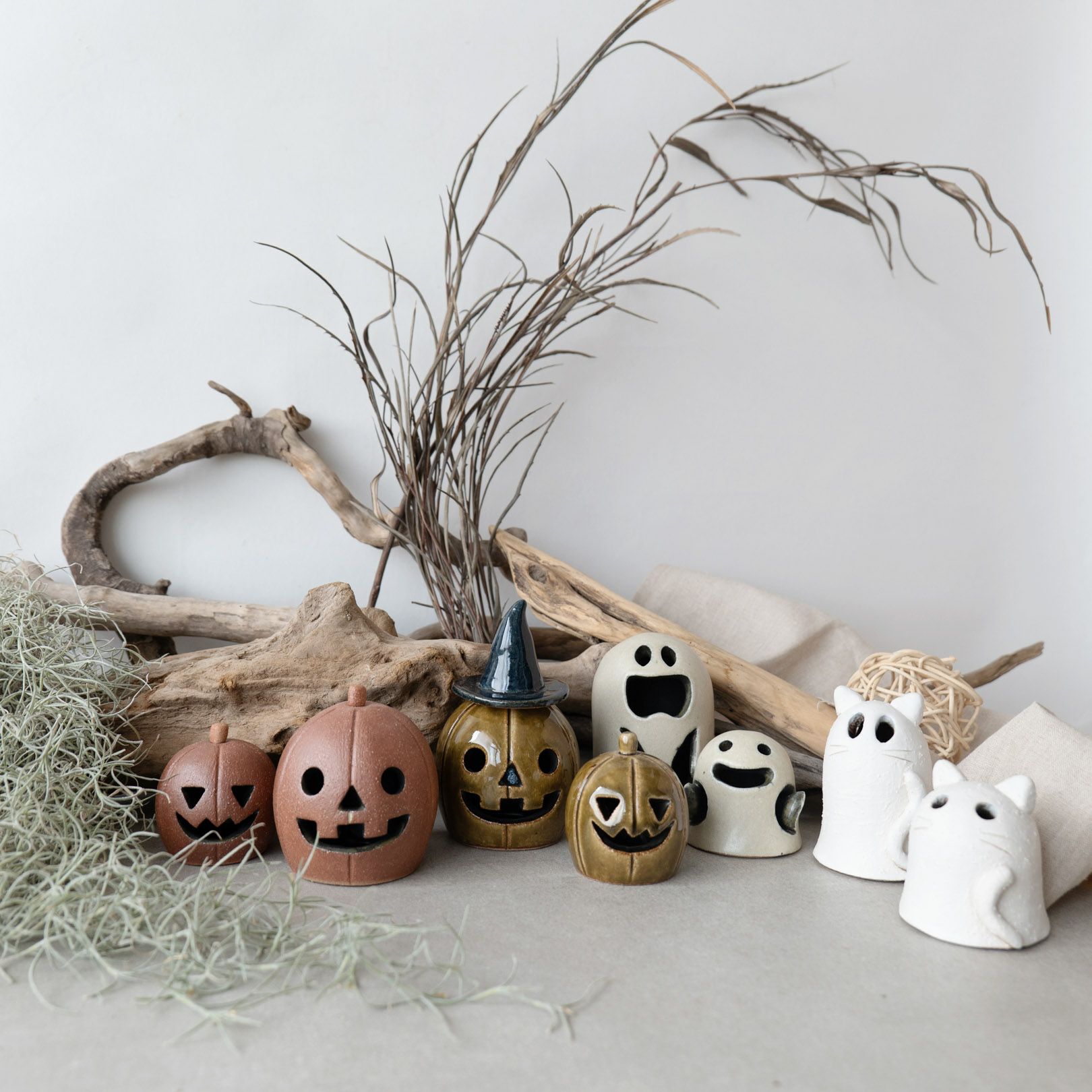 おばけカボチャ（緑）S | 明山 オンラインショップ