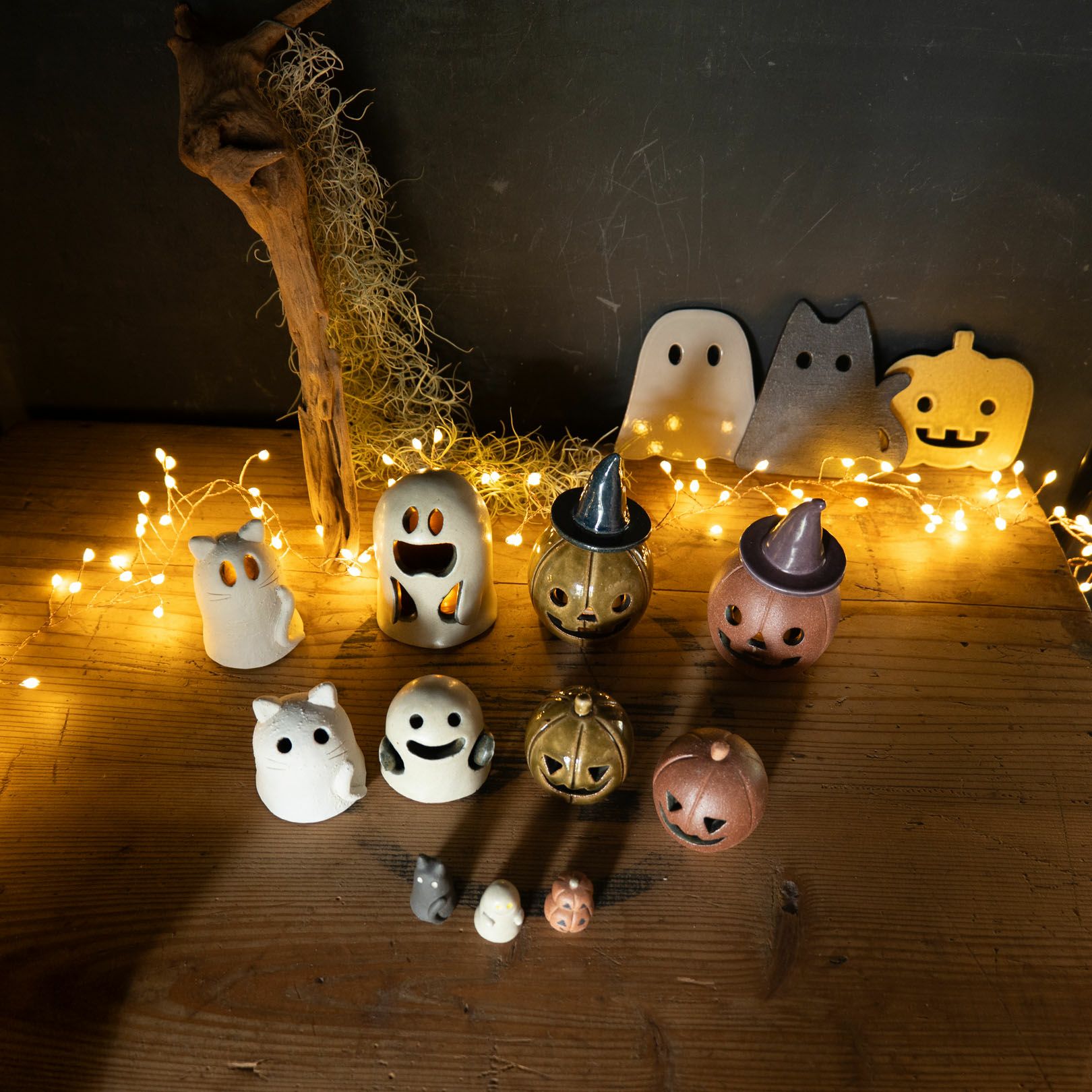 プレート おばけ猫 | 明山 オンラインショップ