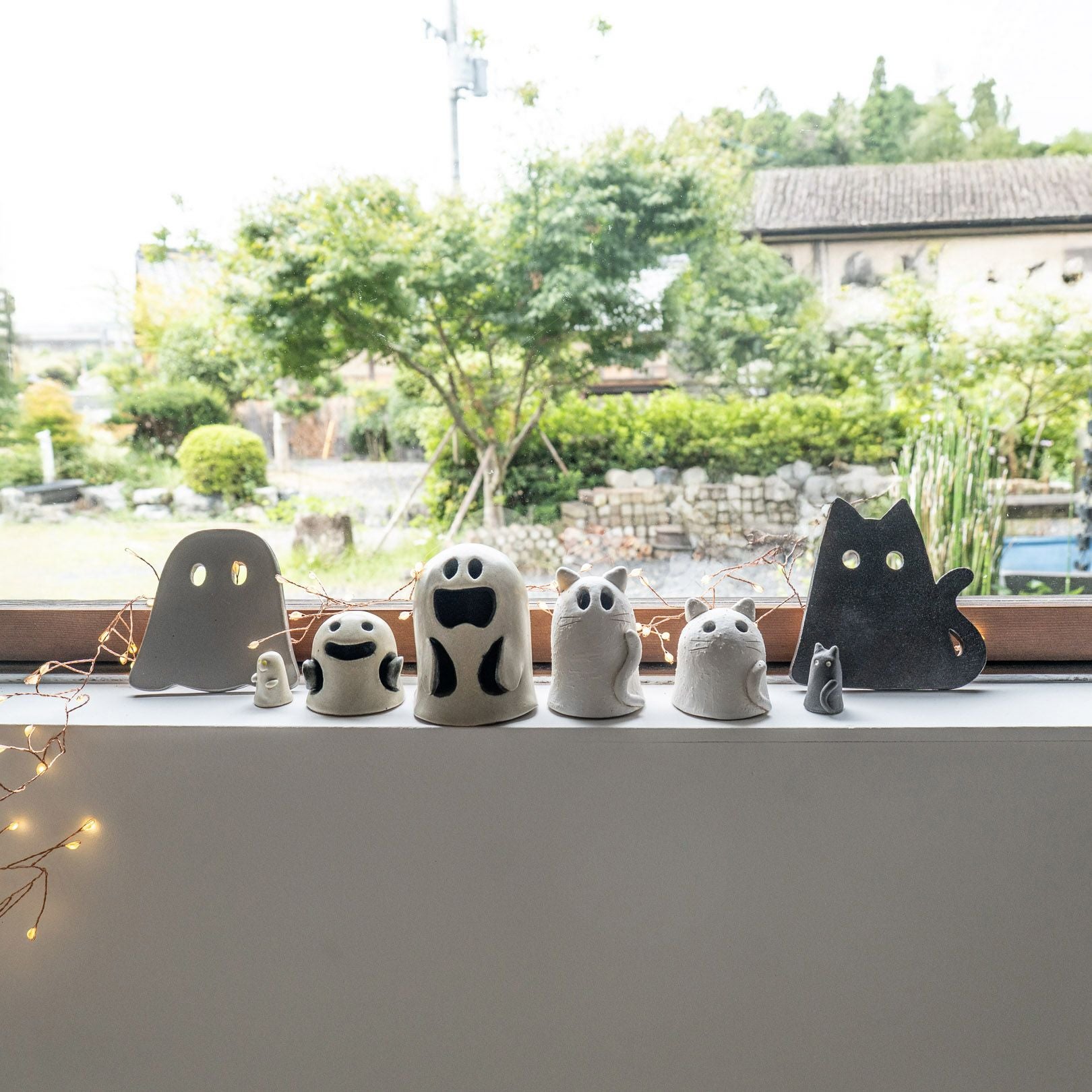 プレート おばけ猫 | 明山 オンラインショップ