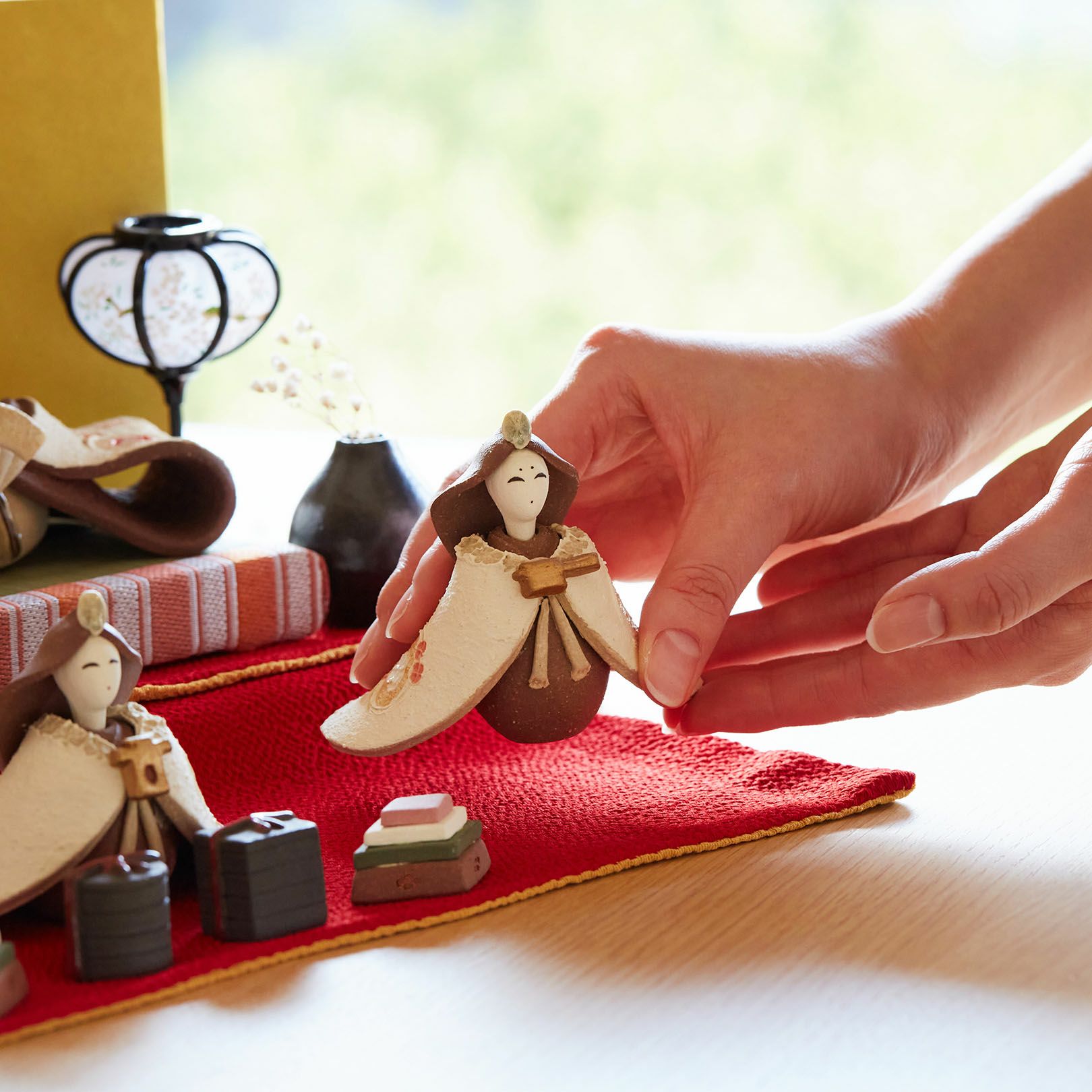 三人官女 - 大人顔（つばき・あんず） | 明山 オンラインショップ