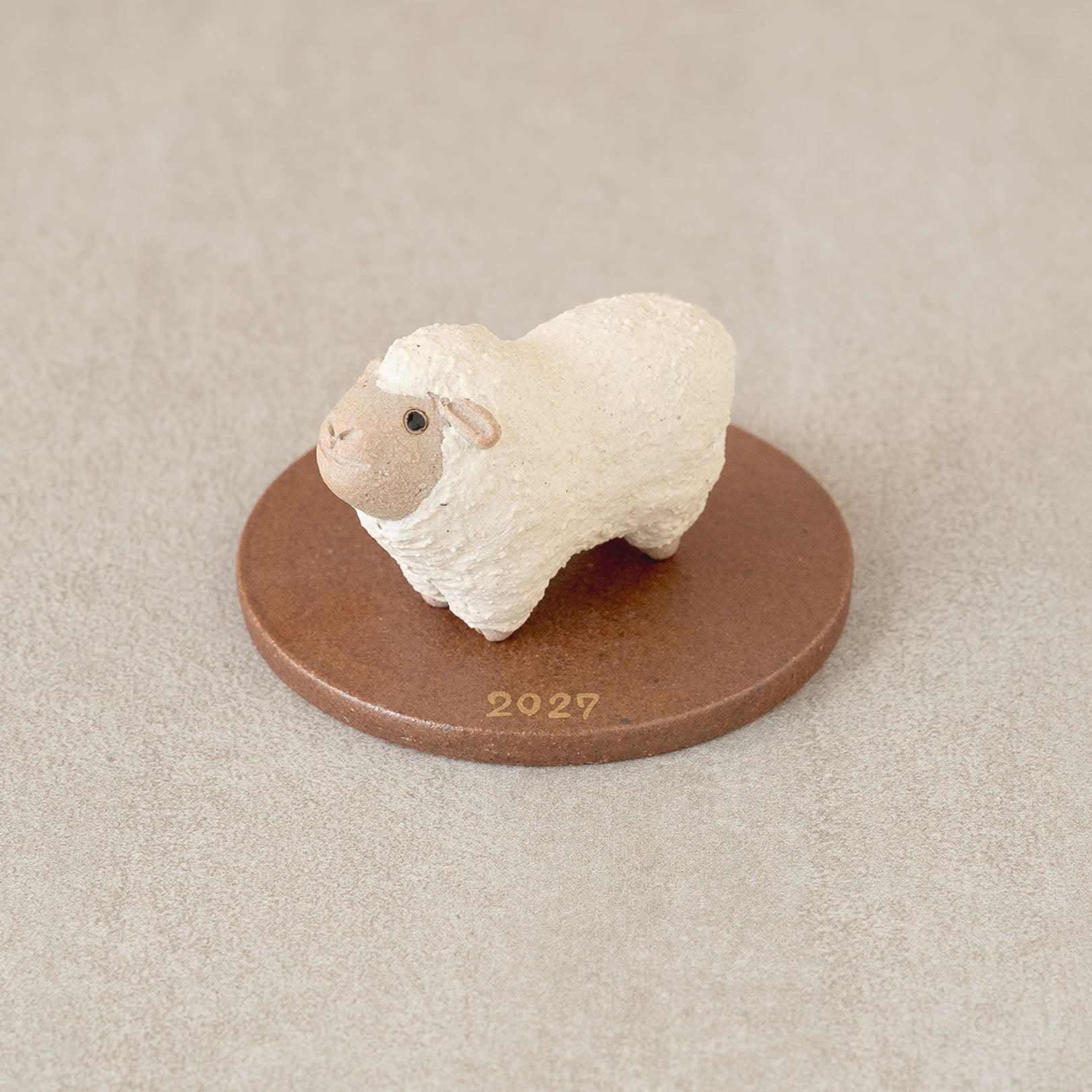 干支置物「仔ひつじ（小）」単品(＊11月より順次出荷） | 明山